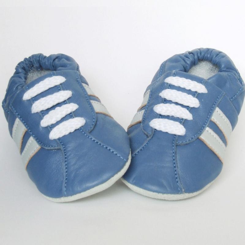 Babyschoenen Retro Navy
