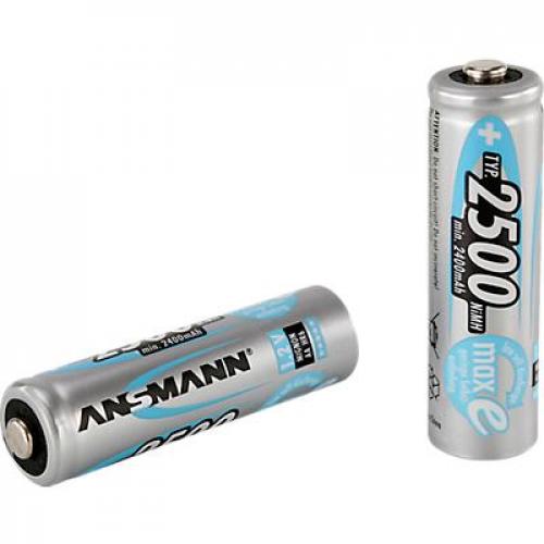 ANSMANN® oplaadbare batterijen maxE, verschillende types Ansmann