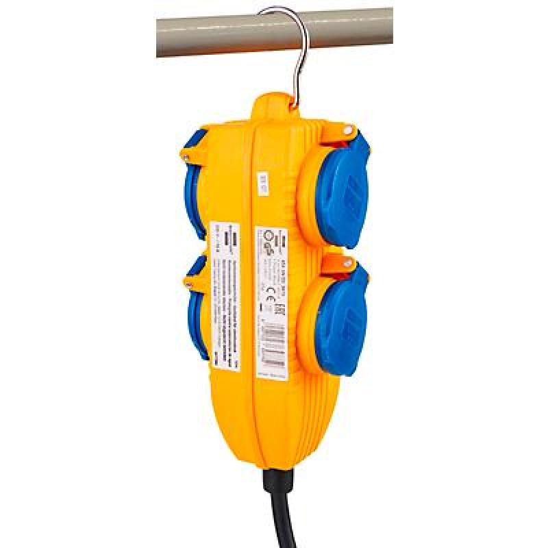 Bouwplaatskabel brennenstuhl® IP 44 met powerblock Brennenstuhl laagste prijs