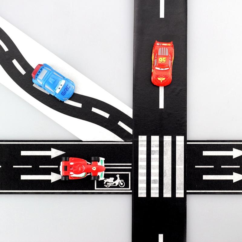 New 1X 50.8mm * 5m Railway Road Washi Tape ,wide creative traffic road Adhesive Masking Tape,