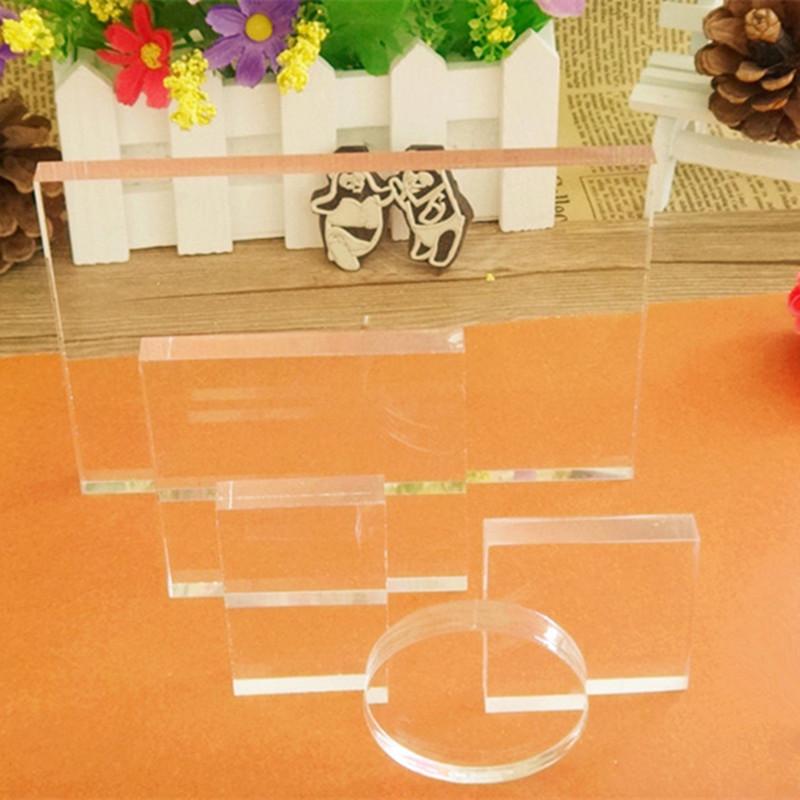 5pc lot NEW clear stamps Acrylic block for Transparent Stamp Acrylic Pad DIY scrapbooking