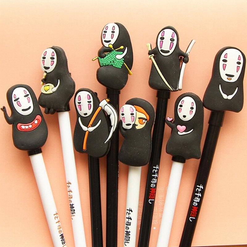 â‚¬240000 Bespaart 1 X cartoon gel pen Spirited Away pen canetas material escolar kawaii stationery