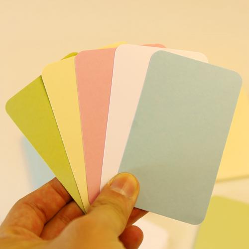 (100 sheets lot) Vintage Blank Card DIY Greeting Cards Graffiti Word Cards Thick Kraft Paper
