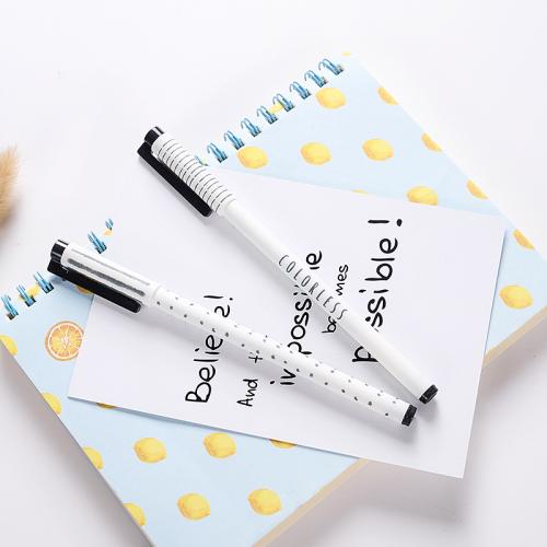 â‚¬420000 Korting T21 4X Simple Striped Dots Colorless White Black Gel Pen Writing Signing Pen