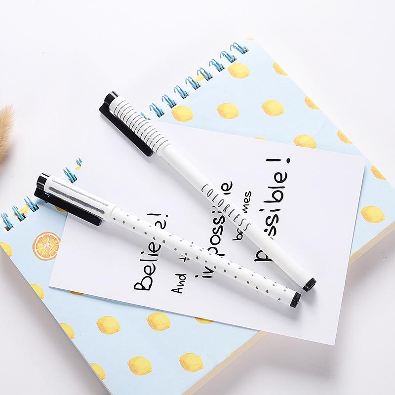 â‚¬420000 Korting T21 4X Simple Striped Dots Colorless White Black Gel Pen Writing Signing Pen