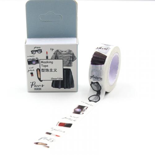 1 PCS Kawaii Type Decorated Doctrine Adhesive Washi Tape DIY Decoration Scrapbooking Planner