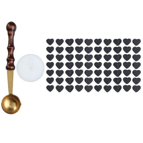 â‚¬1840000 Geldwijzer 1pcs Vintage Wax Stamp Sealing Wax Spoon Wood Handle Sealing Mini Melting Wax
