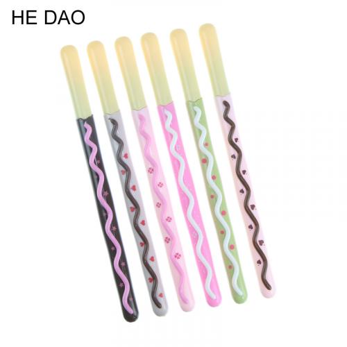 Promo 24% Korting 6 Pcs 0.5mm Korean Cute Kawaii Chocolate Cake Gel Pen Set For Writing Office