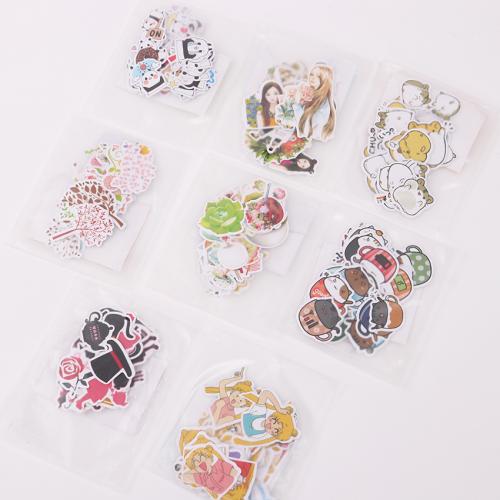 3 Sets DIY Cute Kawaii Cat Paper Sticker Panda Stickers for Stationery Sticker Decoration