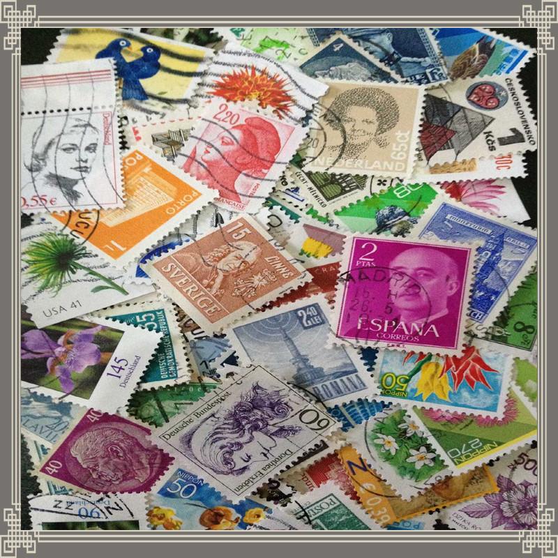 â‚¬100000 wijzer in geldzaken 100 pcs lot postage stamps Good Condition Used With Post Mark From
