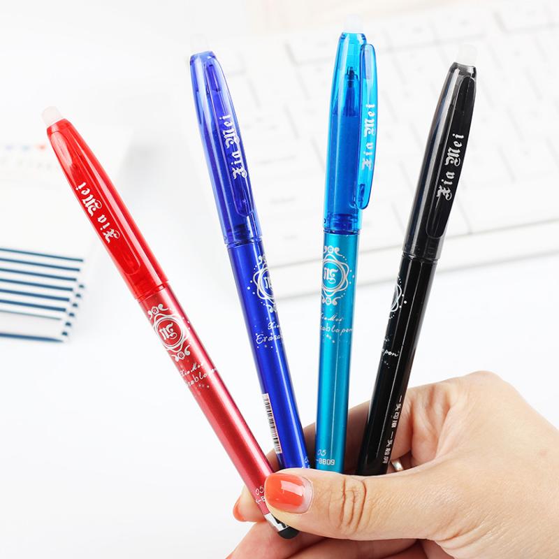 4 PCS Multicolor Erasable Pen Touchable Gel Pen for Tablets PDAs Touch Screen School Student Office