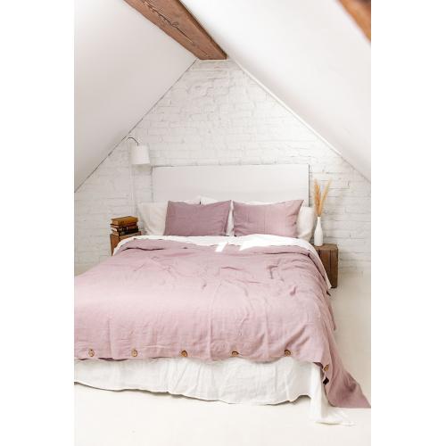 AmourLinen unisex vegan Linnen Beddengoedset Dusty Rose
