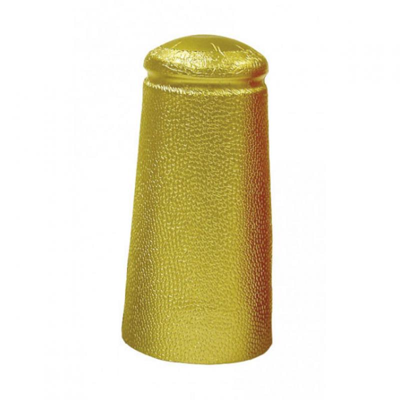 Alu capsules bier 34 x 90 mm goud 2500 stuks