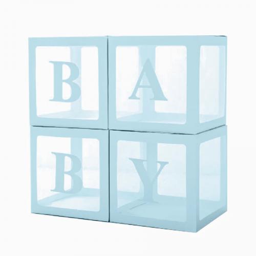 BABY Ballonnen Box (blauw)