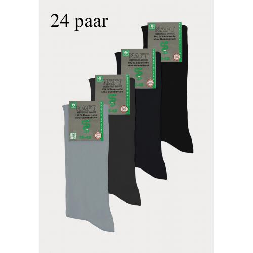 Sokken Voor Diabeten - 24 Paar - Grijs & Blauw