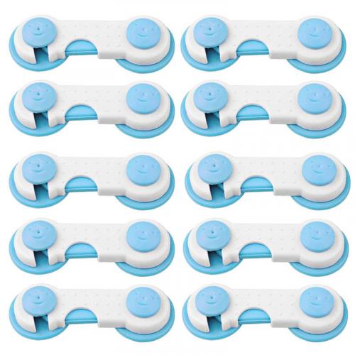 10 stks partij Baby Veiligheid Lade Kabinet Sloten Veiligheid Gesp Voorkomen Clip Vinger Baby baby