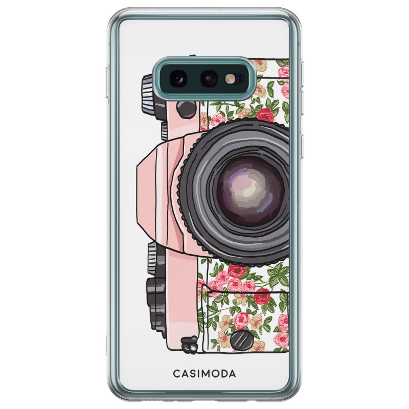 Samsung Galaxy S10e siliconen telefoonhoesje - Hippie camera
