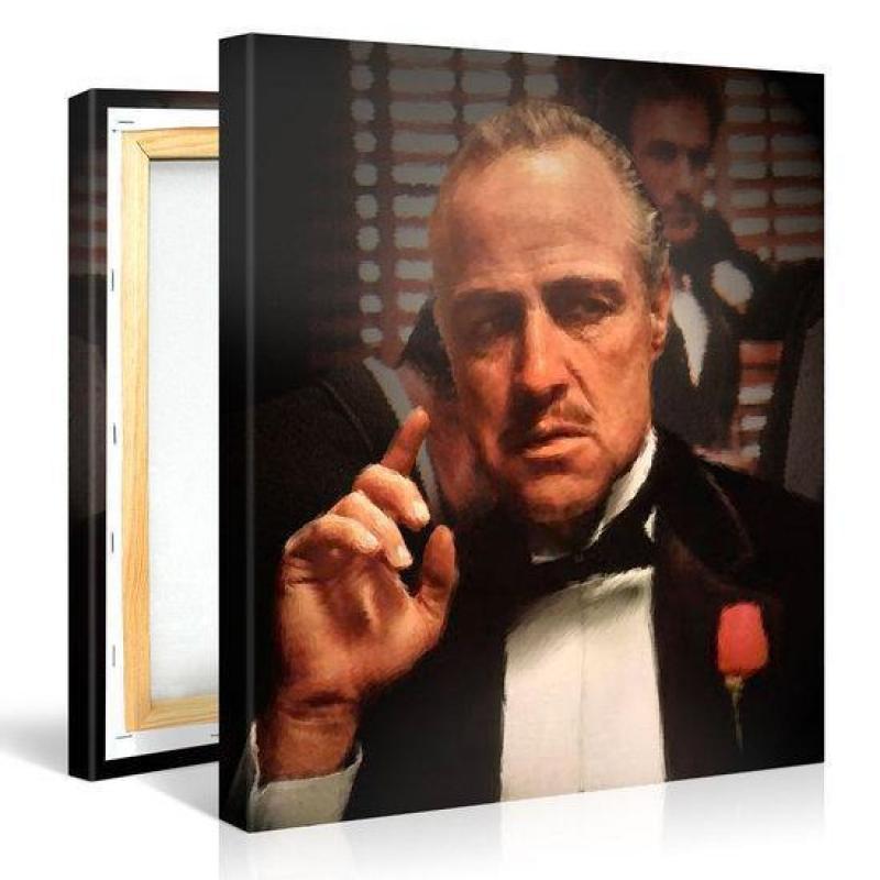 > Schilderij Don Corleone Vito The Godfather [50% KORTING]