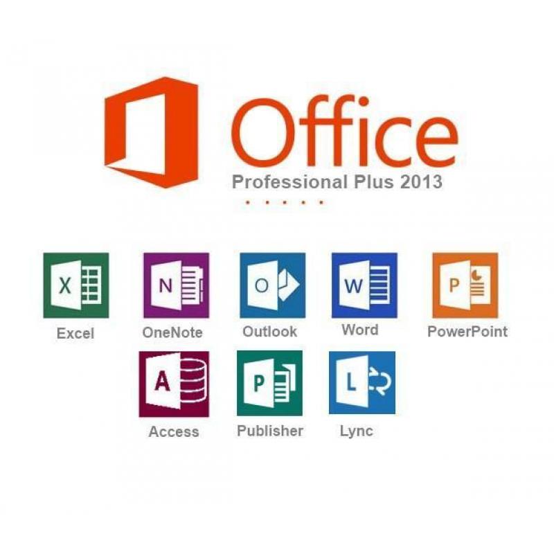 Office 2013 2016 professional plus + productcode !