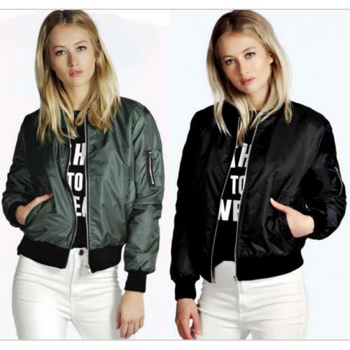 Vrouwen Lente Bomberjack Bomber Jas Musthave - 2 kleuren