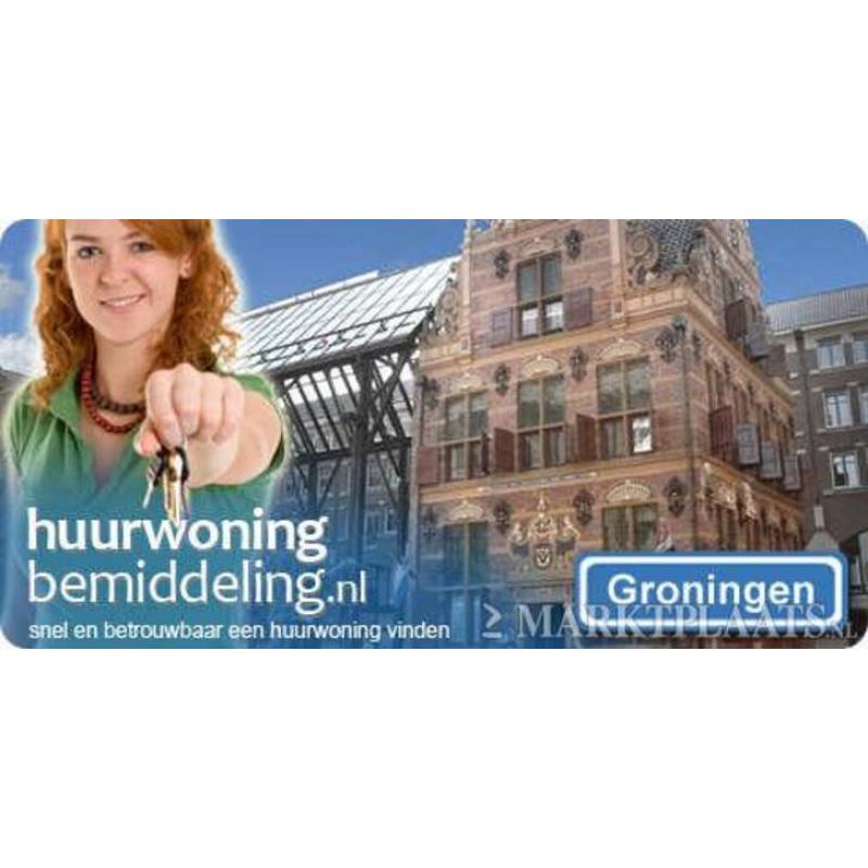 Groningen-Hoogkerk, 3-kamer app., 77 m2 (1050,- euro p/m).