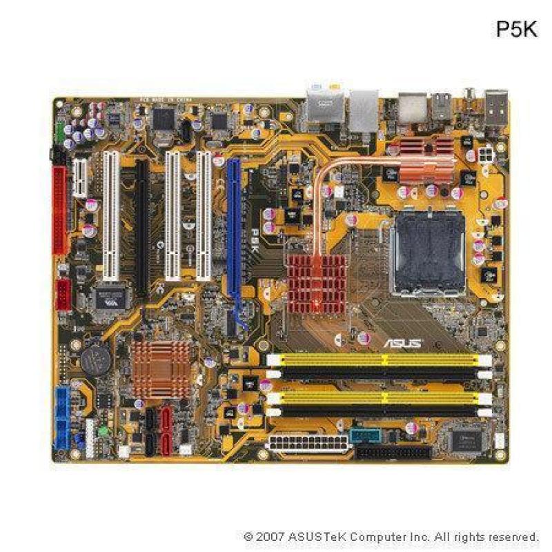 Asus P5K moederbord socket 775