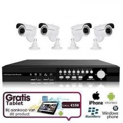 Videobewaking Bewakingscamera Sets FULL HD 1080P Op Voorraad