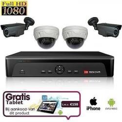 Videobewaking Bewakingscamera Sets FULL HD 1080P Op Voorraad