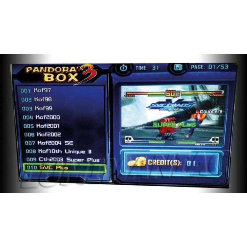 Little Elf 540 in 1 Pandora's box Arcade Classics Game PCB