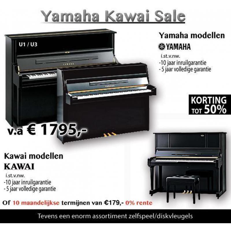 Yamaha Kawai Piano UITVERKOOP - (bij de officiële dealer)!