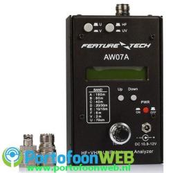 AW07A SWR HF/VHF/UHF Antenne Impedantie Analyzer 1.5-490Mhz