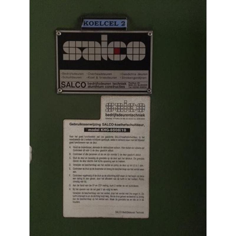 Salco koel schuifdeur 2500 x 3000 geschikt voor ULO