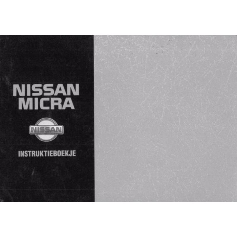 1991 Nissan Micra Instructieboekje Nederlands