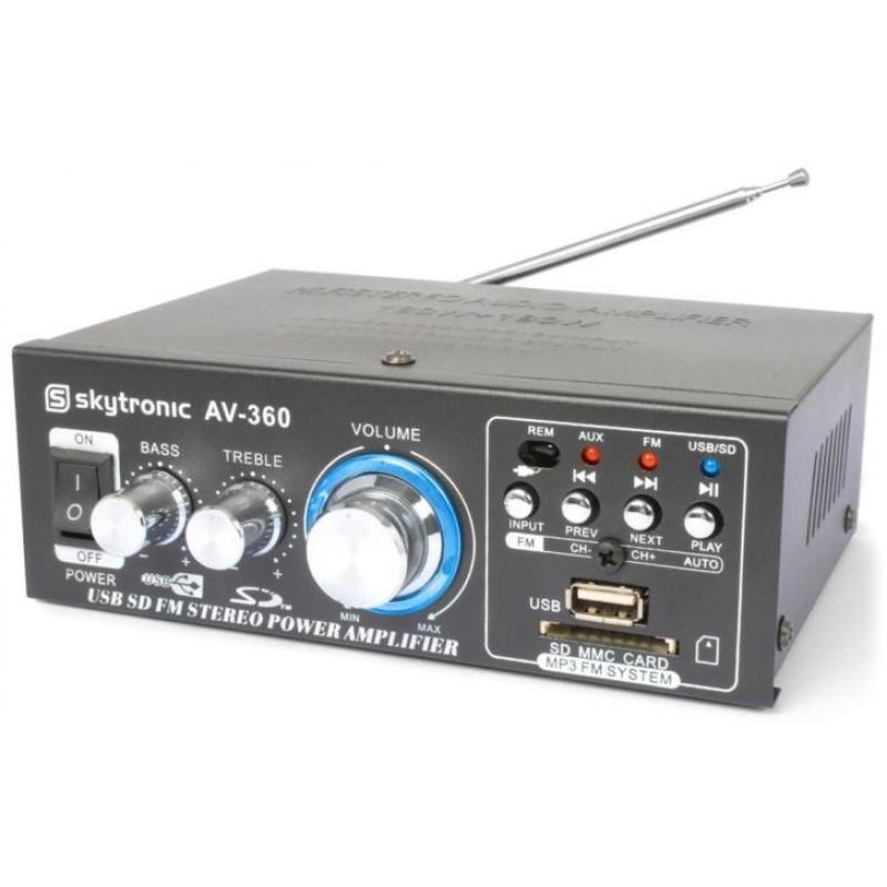 Badkamer Speakerset - Compleet met kabel (USB / SD / MP3)
