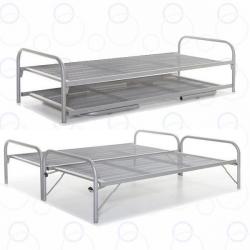 AANBIEDING dubbel divan onderschuifbed € 199 BEDDEN AMSTERAM