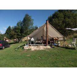 Kleine camping en tentverhuur in Frankrijk, Auvergne