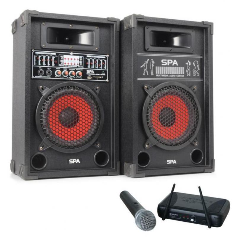 Karaoke set "SPA-800" met draadloze microfoon 600W