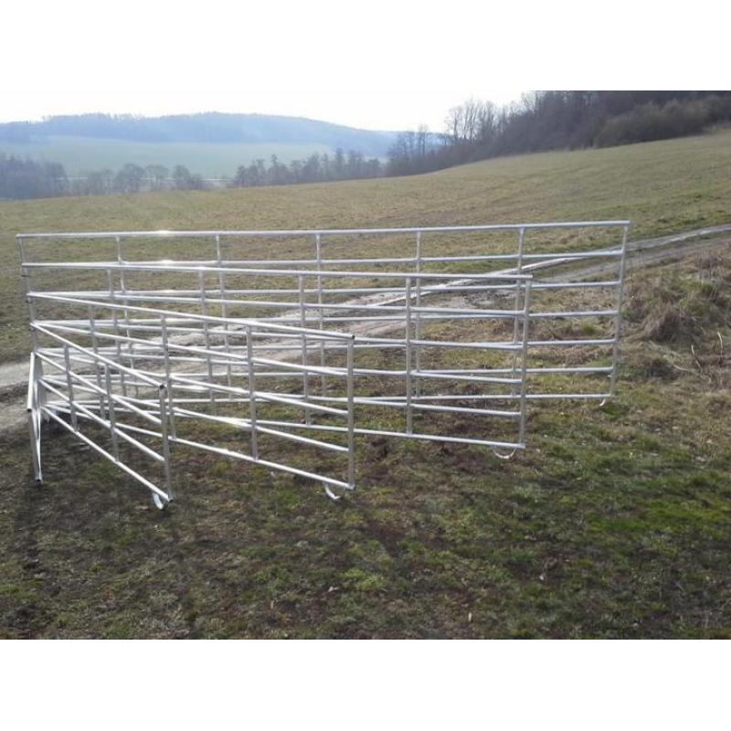Aluminium panel(s) / hekken voor roundpen en schuilstal