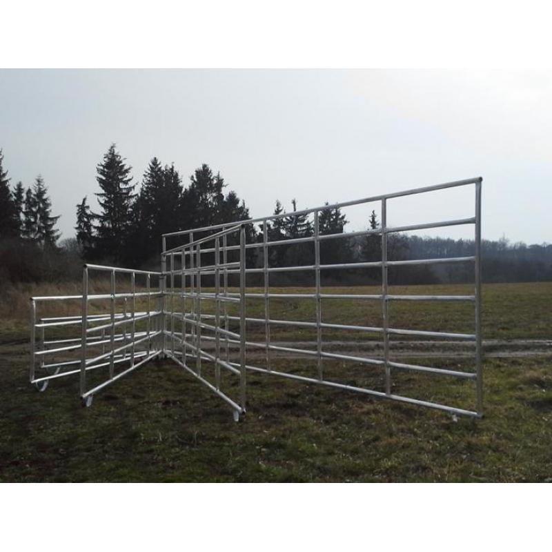 Aluminium panel(s) / hekken voor roundpen en schuilstal