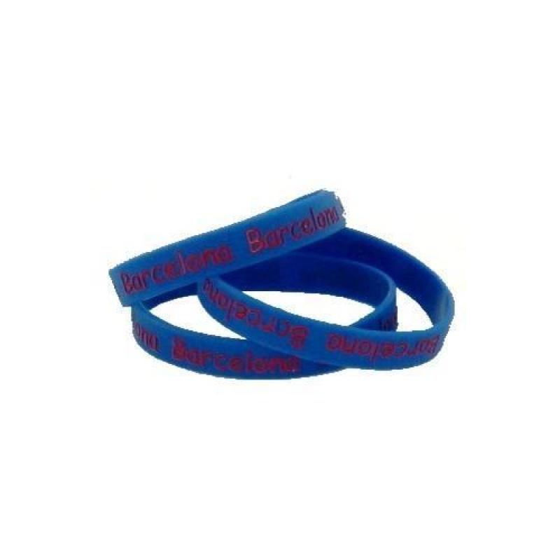FC Barcelona armbandje rubber (Blauw)