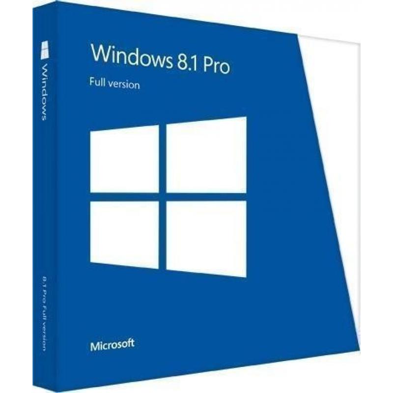 Windows 8 en 8.1 Licenties- Nieuw en origineel