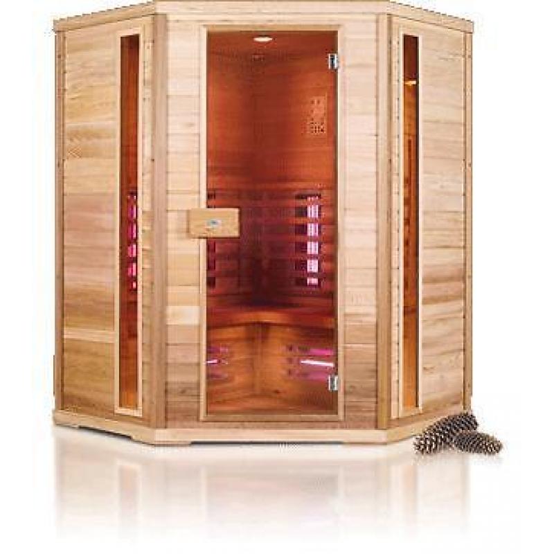 3 persoons Nobel Infrarood sauna €2599 met Gratis Levering!