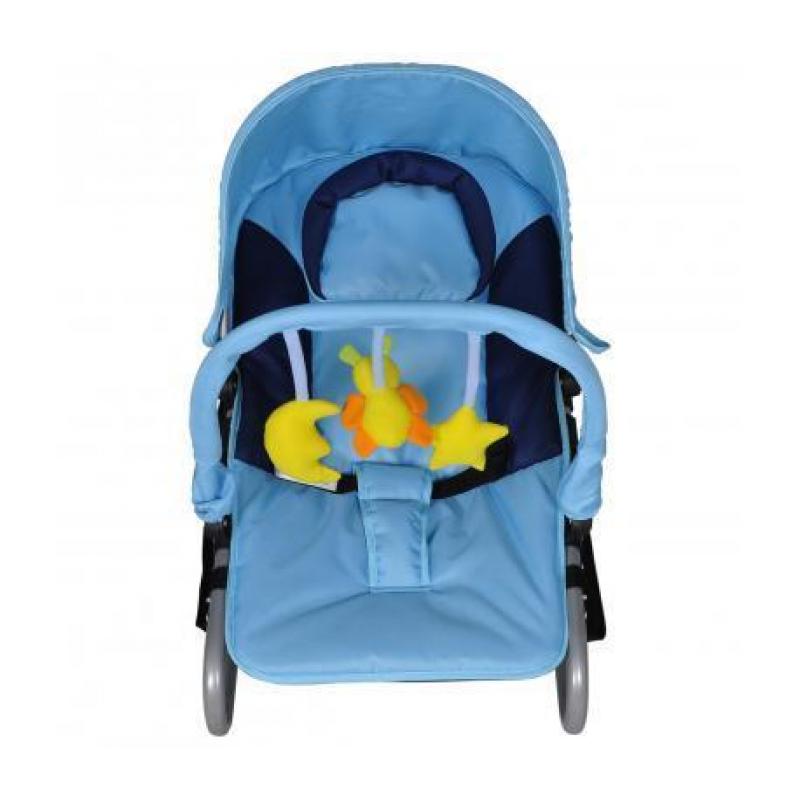 Baby wipzitje wipstoel schommelstoel blauw NIEUW!