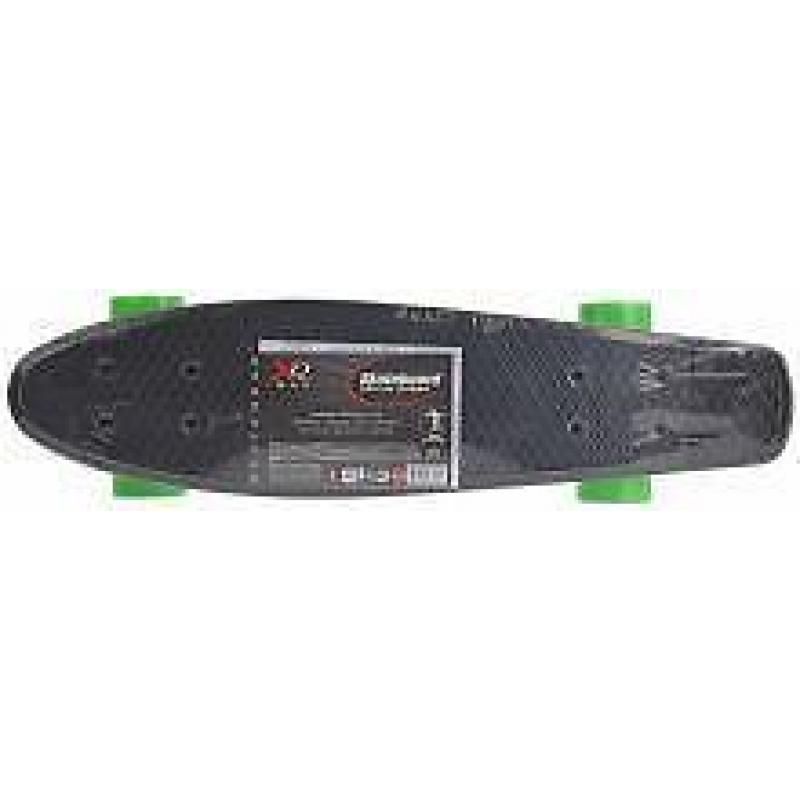XQ Max Plastic Skateboard 57cm Zwart