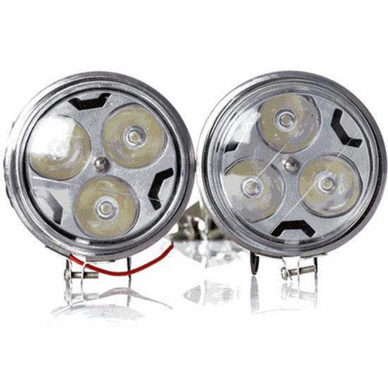 12V LED Headlight Front Spot Light Lamp For Motorcycle E-...