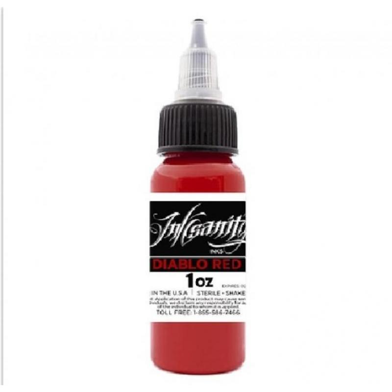 Tattoo Inkt Diabolo red 30ml insanity ink