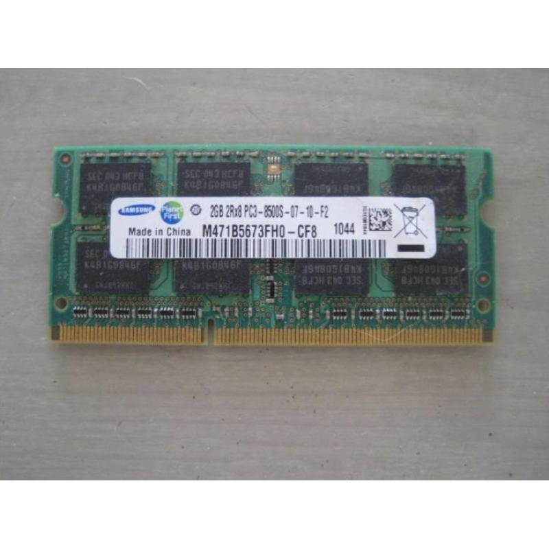 2GB 2Rx8 PC3 - 8500S - 07-10-F2