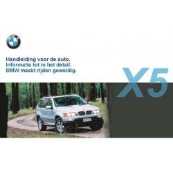 BMW X5 Handleiding 2000 t/m 2003 - Geen verzendkosten in NL