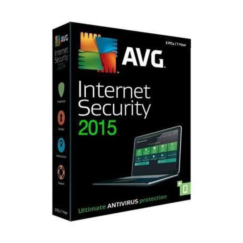 AVG Internet Security 2015 10 computers (3 years)