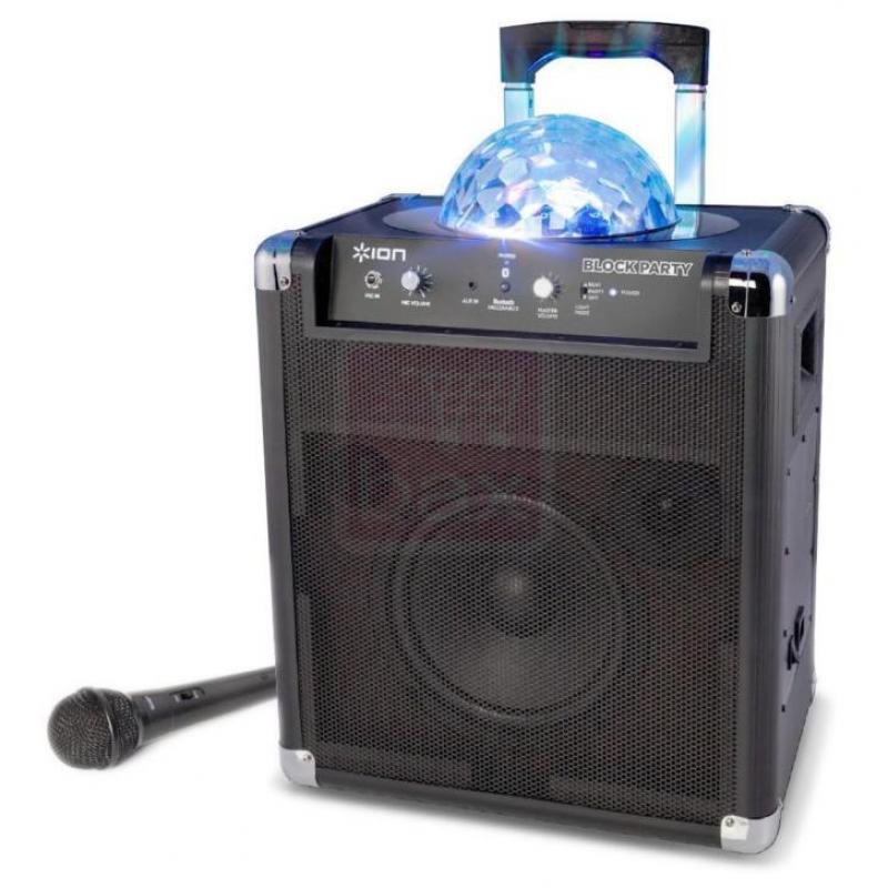 (B-stock) ION Block Party Bluetooth luidspreker met lichtsh